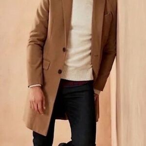 Banana Republic wool blend top coat size XL camel tan Brand new high quality